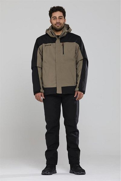 2AS Elbruz 3in1 Men's Coat Brown/black