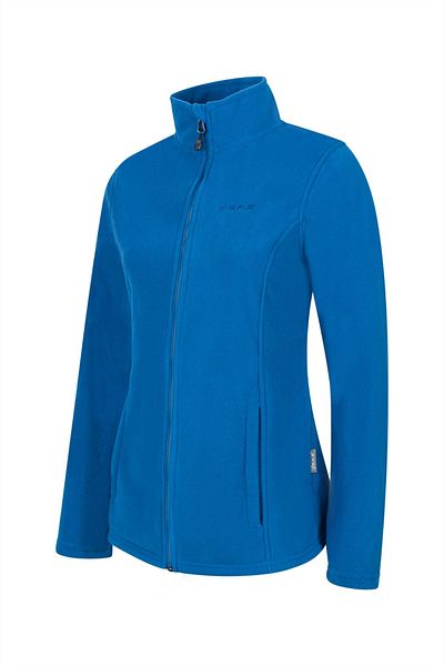 2AS Hanorac din fleece pentru femei Peridot, cu fermoar complet, albastru