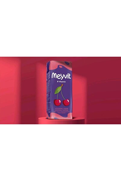 JUSS MEYVİT Vişne Aromalı İçecek 200 ml 27 li