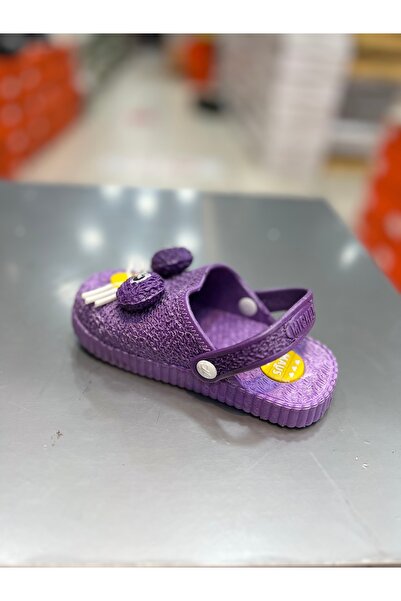 Genel Markalar Unisex Önü Kapalı Kaydırmaz Tabanlı Çocuk Terlik