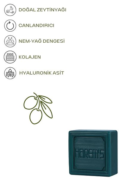 HAREM'S صابون زيت الزيتون هاريمز 120 جرام