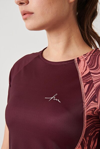 Haşema Μαγιό πισίνας με μοτίβο δαμάσκηνου ημίκλειστο