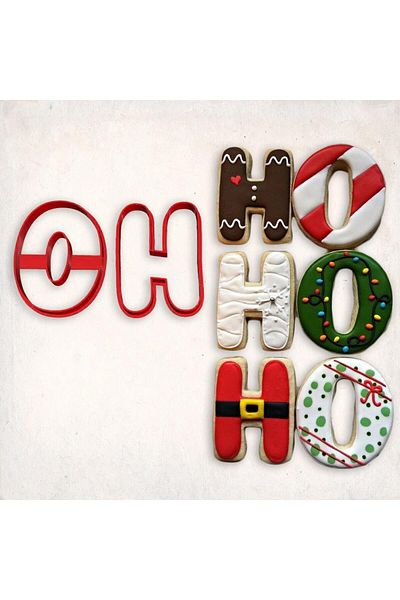 Butedo Ho Ho 2-Piece Cookie Mold Set