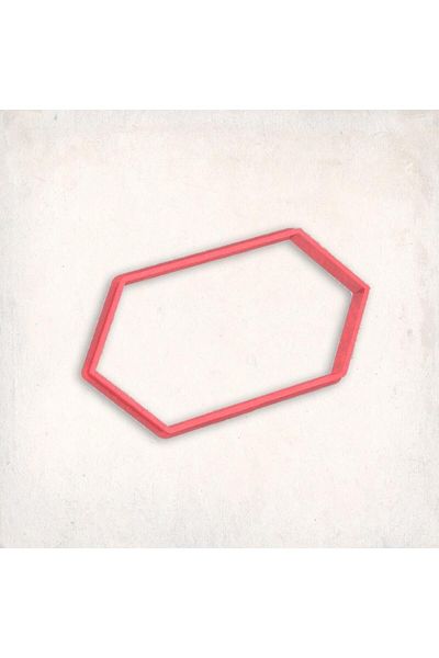 Butedo Long Hexagonal Frame - Cookie Mould and Shaping Sheet