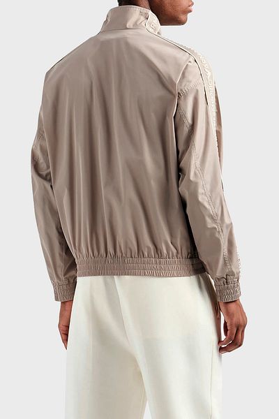 Emporio Armani معطف رجالي موسمي ذو ياقة واقفة بقصة عادية 3D1BH0 1NMPZ 0650