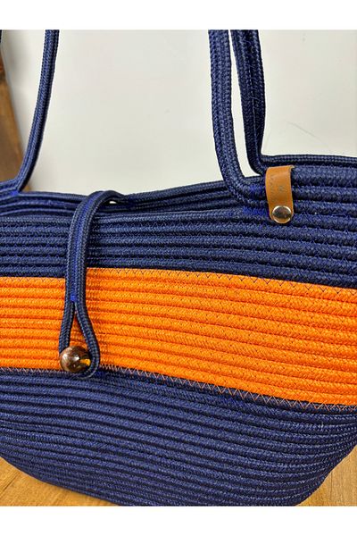 MaVaux Havana Beaded Nature-Respectful Straw Jute Bag Beach - Συνεισφέρετε στο στυλ σας και στον κόσμο!