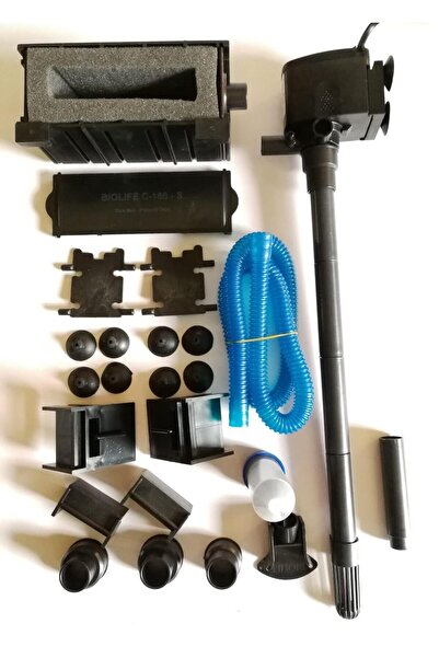 Biolife C-160 - S Tekli Flora Akvaryum İç Filtre Sistemi. Sobo wp-1880 20 watt 1200 L/H Motorlu
