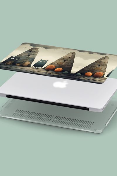 Lopard Macbook Air (M1) Case 13.3 inch A1932-A2179-A2337 2020/2021 Compatible Cover Protection Vision Case