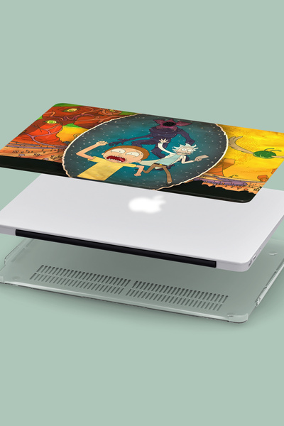 Lopard Macbook Pro (M1-M2) Kılıf 14.2 inç Uyumlu A2992 A2918 2020/2022 Parlak Ön Arka Kapak Koruma Vis