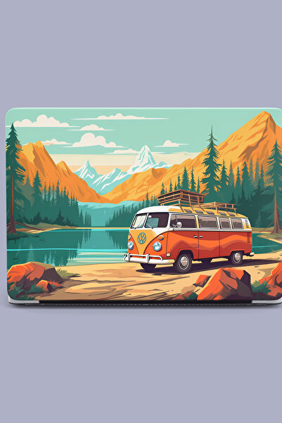 Lopard Macbook Air (M1) 13.3 inç A1932-A2179-2020/2021 Uyumlu Parlak Notebook Kılıfı Sert Kapak Vision