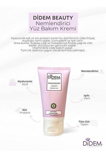 Beauty Nemlendirici Yüz Bakım Kremi 50 ml