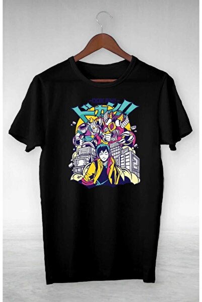 PERISENSE للجنسين النساء الرجال لمس!تي شيرت مطبوع عليه رسوم متحركة مقاس كبير