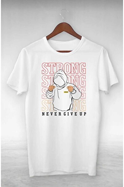 PERISENSE تي شيرت رجالي قوي مطبوع مقاس كبير للجنسين