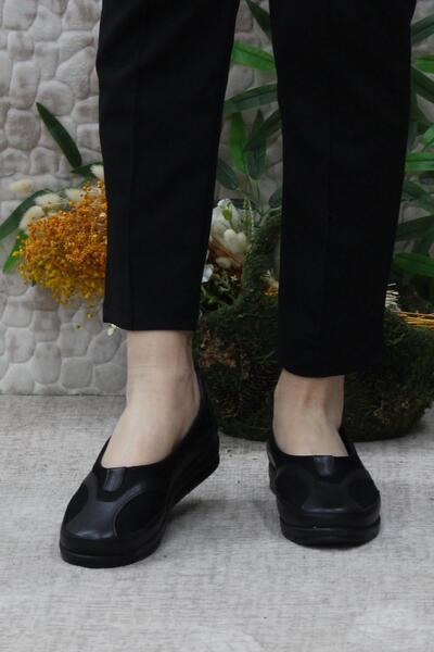 Polaris 105006 Siyah 5 Nokta Orijinal Ürün Hakiki Deri Kadın Ayakkabı