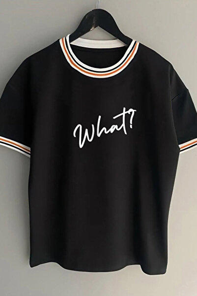 Vordevia Šta? Štampano Unisex Nova sezona Oversize kroj Kalup Sa detaljem na ...