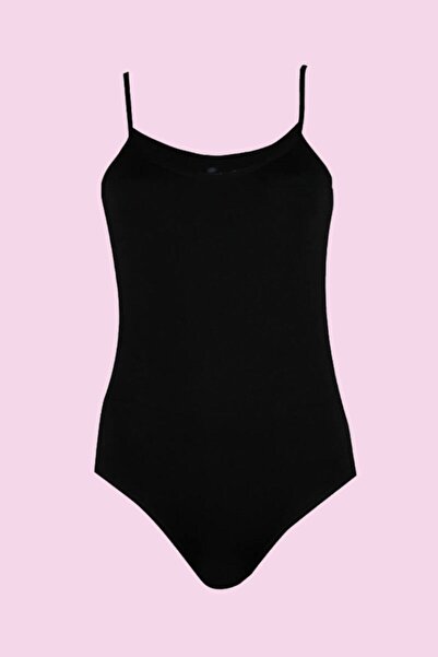 Ceylanoğlu Kadın 3 Lü Paket İp Askılı Likralı Çıtçıtlı Body