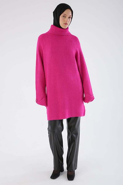 ALLDAY 24Tw55036Al0-Fw Turtleneck Knitwear Tunic
