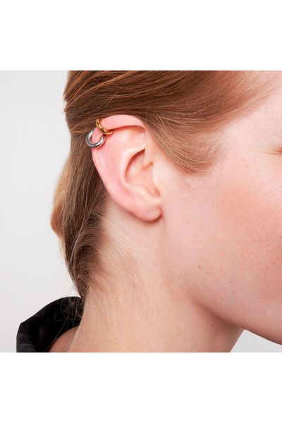 Energetix Magnetic Gold and Steel Colorful Modern Looking Ear Clamps