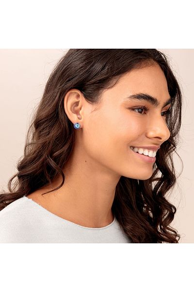 Energetix Small Talisman Earrings with Magnetic Evil Eye Motif