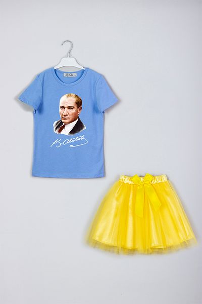 MYADA Set combinat cu tricou imprimat semnat Ataturk