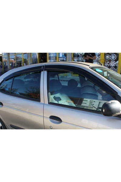 ENGAKSESUAR Renault Megane 1 Parlak Siyah Mügen Cam Rüzgarlığı Sedan 1996-200...