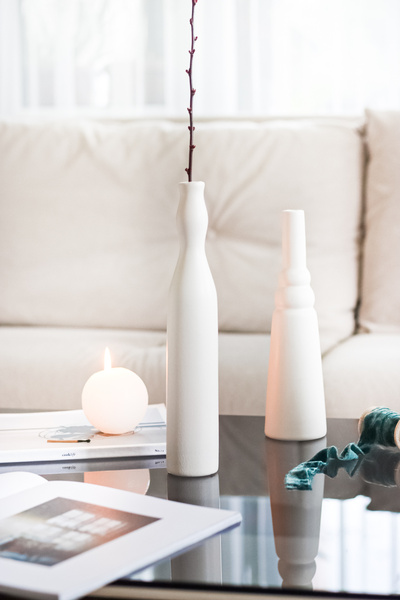 Beige & Stone Morandi Pure M Seramik Vazo Dekoratif Obje