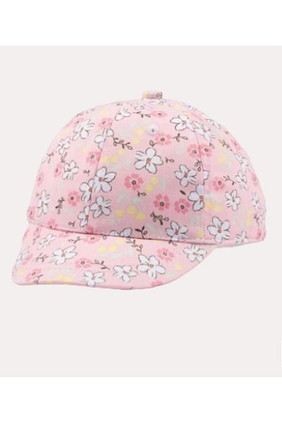Kitti BABY GIRL & KIDS GREEN FLOWERED CAP HAT 0-18 MONTHS HEAD CIRCUMCISION 44-46 cm