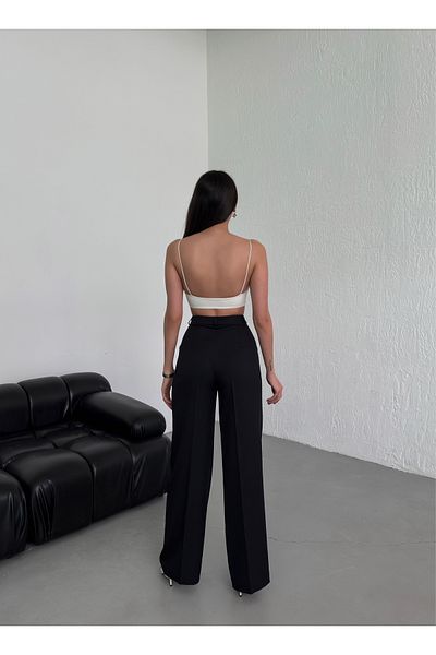 Vuntal BUTİK Wide Leg Pleated Trousers