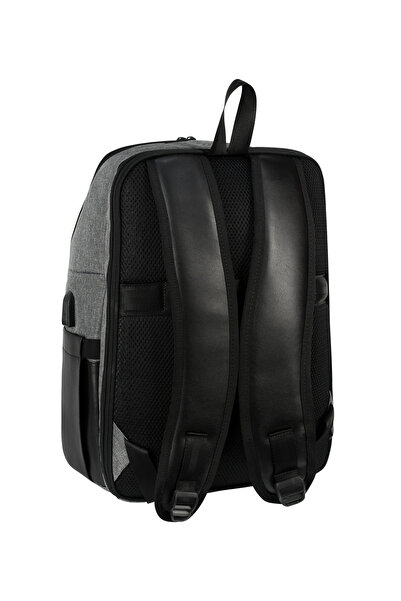 barberri حقيبة ظهر للكمبيوتر المحمول من الدرجة الأولى للجنسين - حماية كاملة، كابل USB، 32x45x19 سم