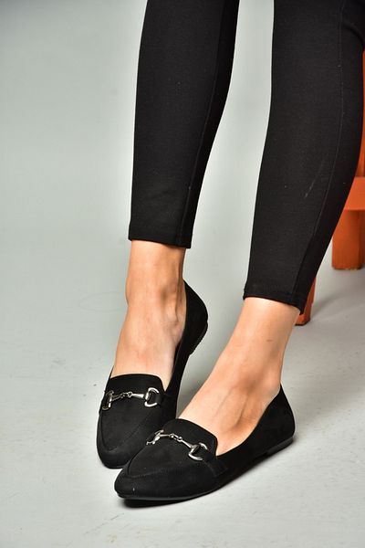 Fox Shoes Černá dámská balerína Ballerina G290010002