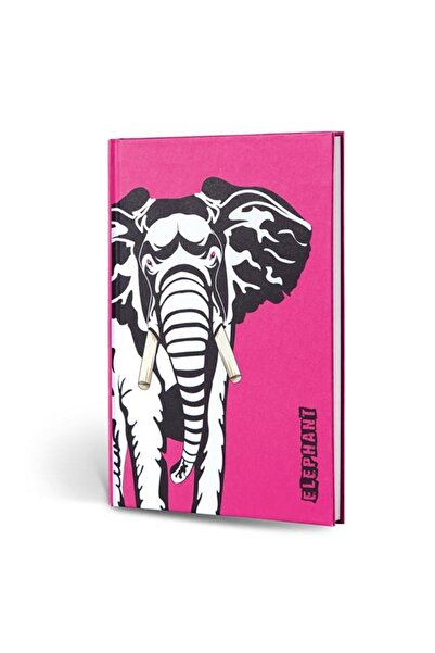 Le Color Set of 4 Notebooks with Animal Figures Textured A5