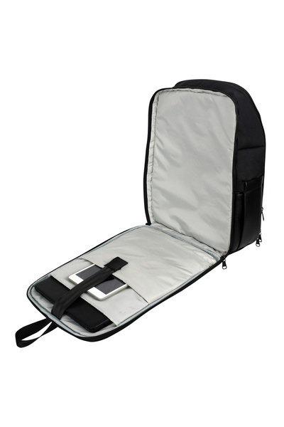 barberri Унисекс раница за лаптоп от първа класа - напълно защитена, USB кабел, 32x45x19 см