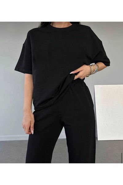 BYMEER Tshirt Sweatpants Jogger-Bottom-Top Σετ αθλητικής φόρμας