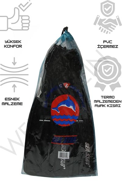 welcomein Sea Star Unisex Thermo Swimming Palette - Size 40-41, Comfortable Material