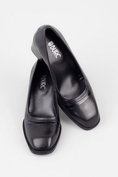 Adım Adım Жіночі шкіряні чорні класичні туфлі на підборах