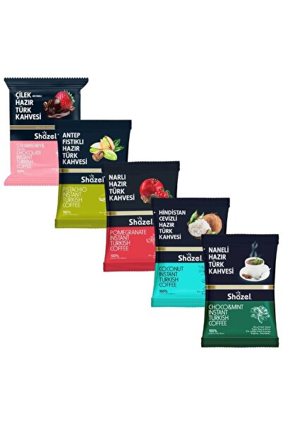 TİKİ MİKİ Shazel 5 'li Mix 100g x 5 adet Çilekli/Antep Fıstıklı/Narlı/Hindist...