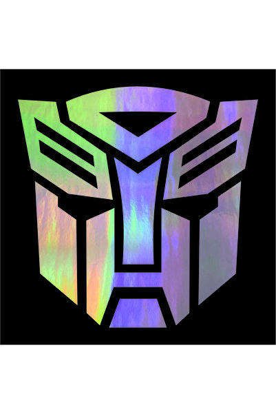 2MAKSTICKER Optimus Prime Hologram Motor Sticker Araba Sticker 15x15 Cm