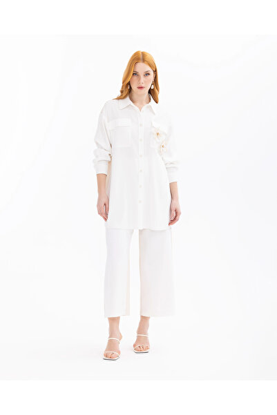 SEÇİL CĂMAȘĂ TUNICĂ CU cu model NASTURI ȘI BRODERIE