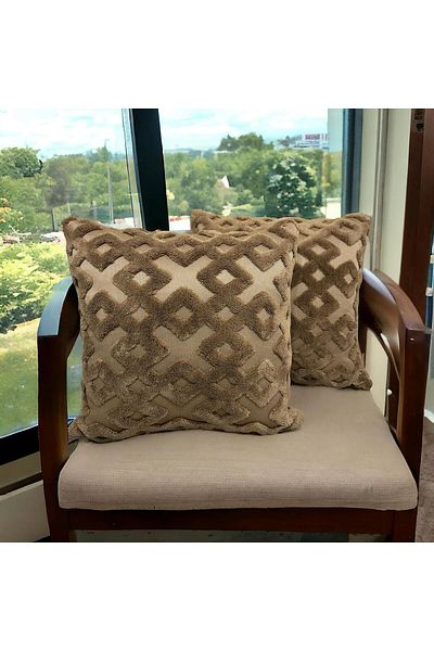 by ballı biocotton Σετ θήκης μαξιλαριού Biocotton 3D βελούδινο 2 45x45 Μέγεθος