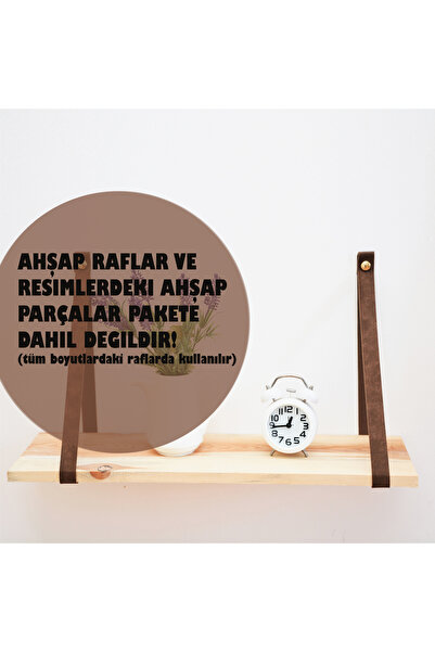 Bundera Hardal Deri Raf Askısı Tutucu Ve Tv Ünite Rafı Düzenleyici Kt- Ahşap Banyo Mutfak Rafları Için