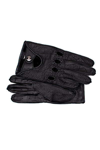 Altezzoso Demon Erkek Deri Sürücü Eldiveni