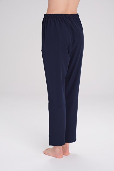 Haşema Esnek Dokuma Lacivert Açılmayı Önleyici Taytlı Yüzücü Pantolon