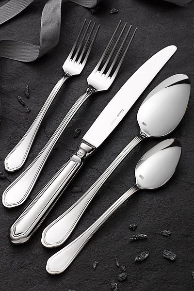 Hisar Florence 24-Piece 6-Person Fork Spoon Knife Set