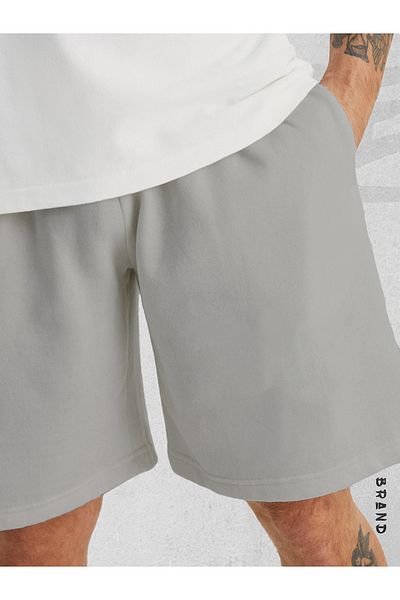 WEARTEX New Season Men's Combed Cotton Fabric Unprinted Shorts