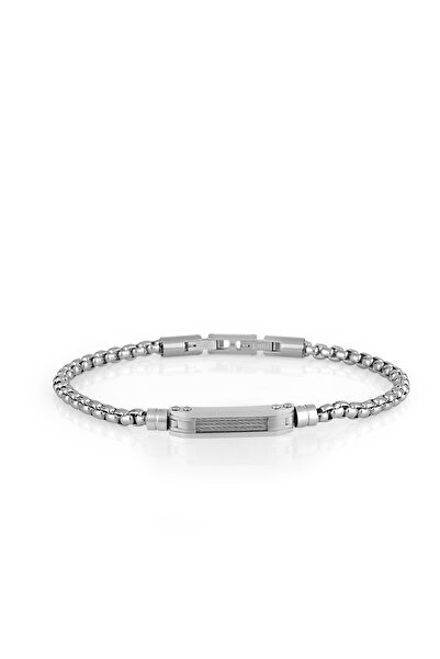 FERRO Gümüş Çelik Erkek Bileklik FRJ10019A-A