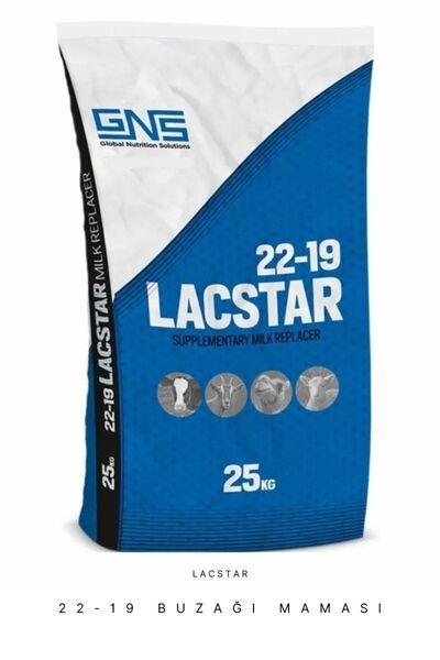 GNS Lacstar 22-19 Hayvansal İçerikli Buzağı Maması 25 Kg Kraft