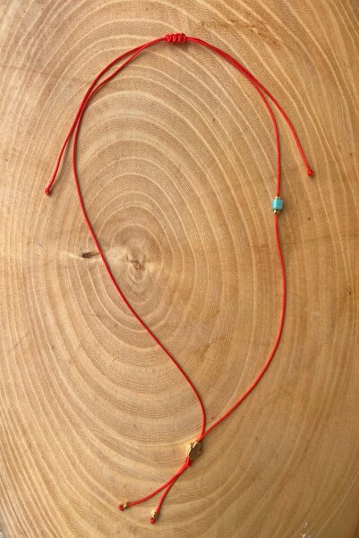 Shepidi Kırmızı fatma ana eli ip kolye