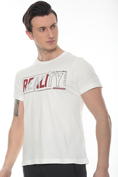 FORE SPORT Muška majica sa printom Ecru Reality