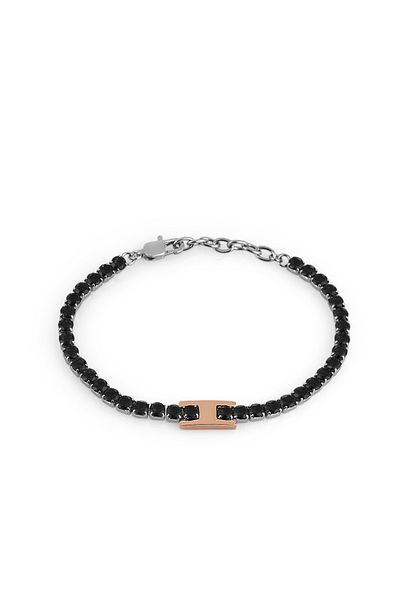 FERRO Black Steel Men's Bracelet FRJ10006A-R