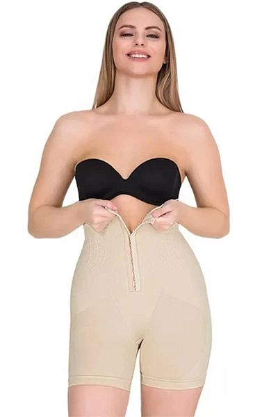 Esbersi Agrafli Firming Body Shaper Instant Slimming Fastener Shorts Corset